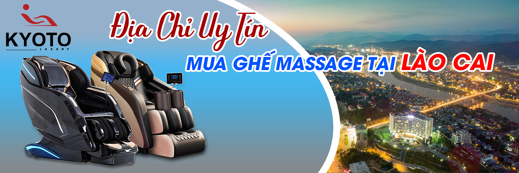 Địa chỉ mua ghế massage trị liệu tại Lào Cai uy tín, chính hãng