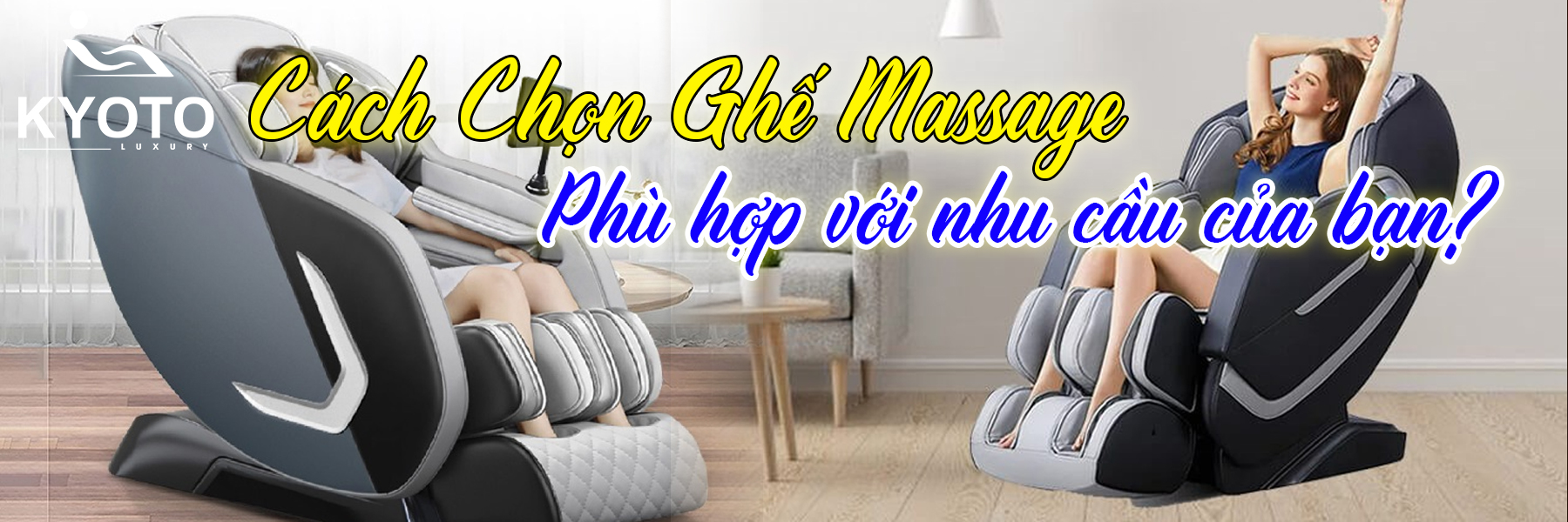 Cách chọn mua ghế massage phù hợp với nhu cầu của bạn