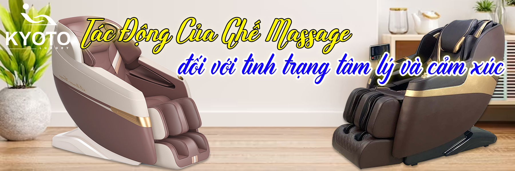 Tác động của ghế massage đối với tình trạng tâm lý và cảm xúc